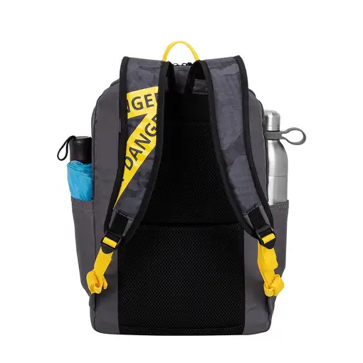Rivacase Erebus 33,8 cm (13.3") Mochila Camuflaje, Gris