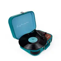 Tocadiscos Bluetooth VC600 PRIXTON Reproductor y Convertidor de Vinilos - Azul