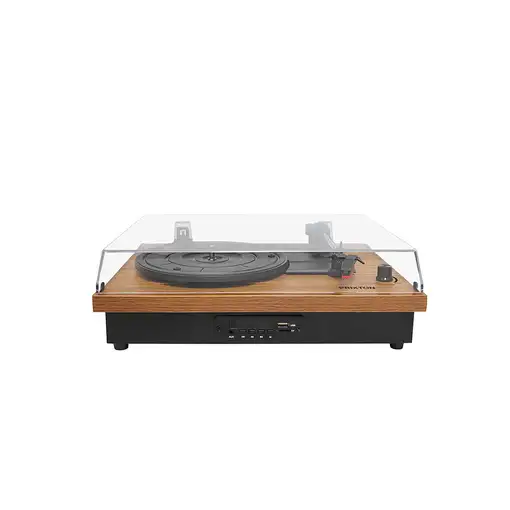 Tocadiscos Bluetooth Studio PRIXTON Reproductor y Convertidor de Vinilos - Madera