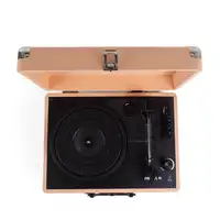 Tocadiscos Bluetooth VC400 PRIXTON Reproductor y Convertidor de Vinilos - Peach