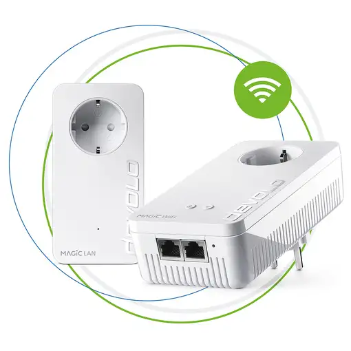 Devolo Magic 2 WiFi next Starter Kit 2400 Mbit/s Ethernet Blanco 2 pieza(s)