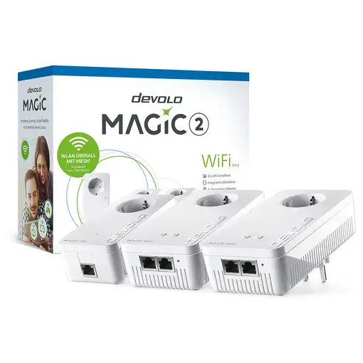 Devolo MAGIC 2 WiFi next Multiroom Kit 2400 Mbit/s Ethernet Blanco 3 pieza(s)
