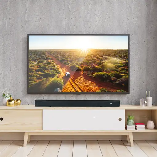 Barra de Sonido Bluetooth 5.3,90W,Estéreo 2.0,TV/PC,USB,AUX,Óptica Metronic 477591