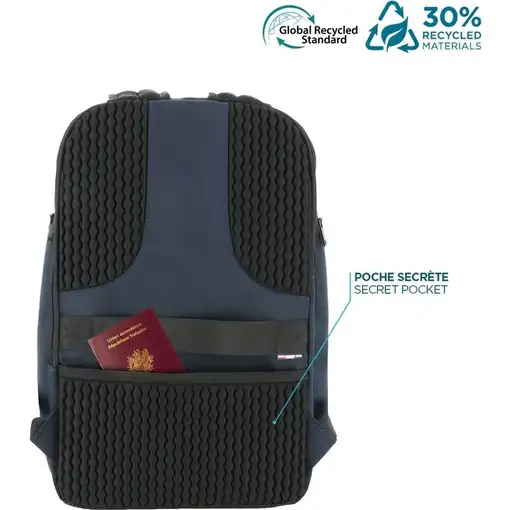 Mobilis 005043 mochila Negro, Marina Poliéster