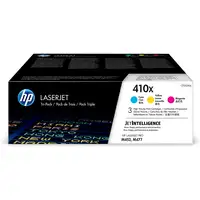HP Paquete de 3 cartuchos de tóner cian/magenta/amarillo Originales LaserJet 410X