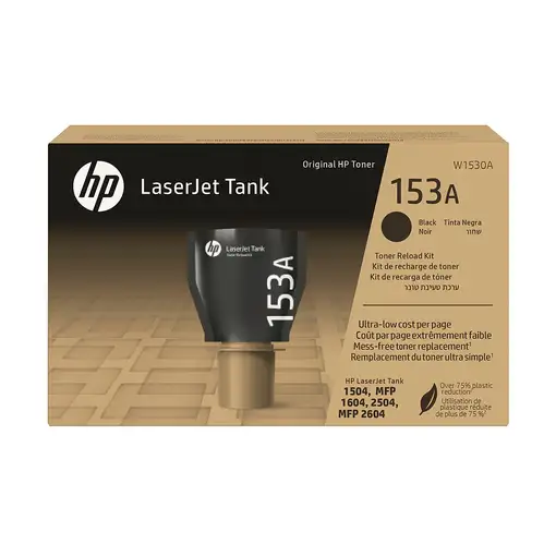 HP Kit de recarga de tóner Original 153A LaserJet Tank negro