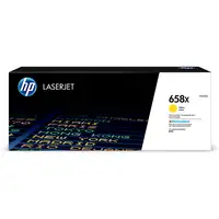 HP Cartucho de tóner Original LaserJet 658X amarillo de alta capacidad