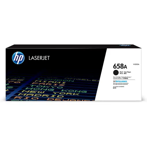 HP Cartucho de tóner Original LaserJet 658A negro