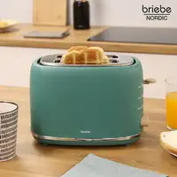 Tostadora Pan Ranura Ancha,Tostador 2 Rebanadas,6 Niveles Tostado,TA1166GRE Briebe
