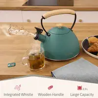 Set Tostadora Pan 2 Rebanadas + Tetera 2,3L Acero Inox,Inducción SKT1177GRE Briebe