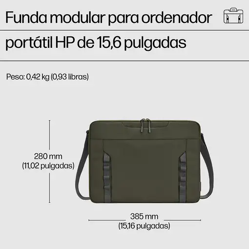HP Funda modular para ordenador portátil de 15,6 pulgadas