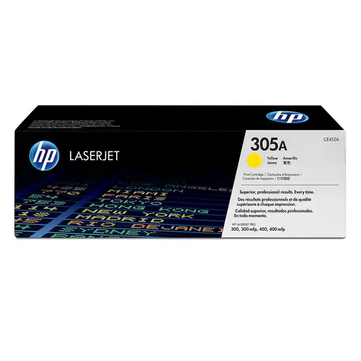 HP Cartucho de tóner original LaserJet 305A amarillo