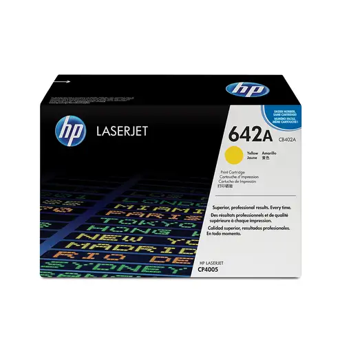 HP 642A Yellow Original LaserJet Toner Cartridge cartucho de tóner 1 pieza(s) Amar