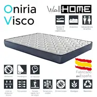 Colchón ONIRIA VISCO , 135x190cm (18cm), Transpirable, Adaptable, Hipoalergénico