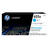 HP Cartucho de tóner Original LaserJet 655A cian
