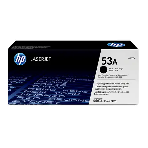 HP Cartucho de tóner original LaserJet 53A negro