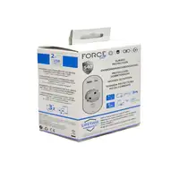 Regleta protec.sobret.1 toma USB A+C F152691 Garantía de por vida Force Power Lite