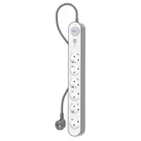 Regleta 6 Tomas protectora 1,5 m F152435 garantia de por vida Force Power Lite
