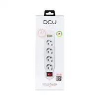 Regleta multifunción 4 tomas + 3 puertos USB (5V/ 2.1A) 10.5W