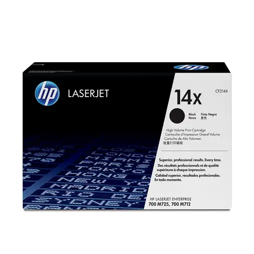 HP Cartucho de tóner original LaserJet 14X de alta capacidad negro