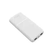 Power Bank 10.000mAh con triple salida USB blanco