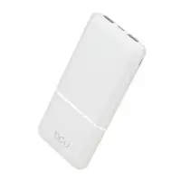 Power Bank 10.000mAh con triple salida USB blanco
