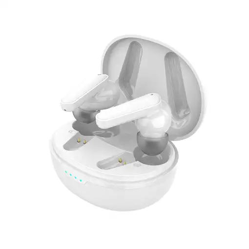 Auriculares Bluetooth TWS158 PRIXTON - Tecnología ENC + ANC - Blanco