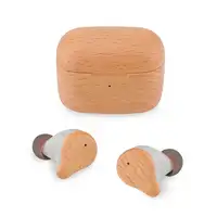 Auriculares Bluetooth TWS163 PRIXTON Tecnología ENC - Color Madera