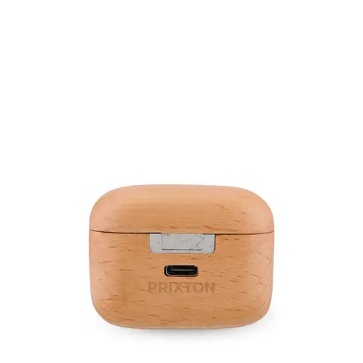 Auriculares Bluetooth TWS163 PRIXTON Tecnología ENC - Color Madera