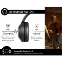 Auriculares Bluetooth IMMERSION con ANC + ENC supraaurales Force Play F153140