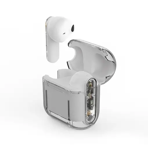 Auriculares Bluetooth TWS162 PRIXTON - Tecnología ENC y HiFi - Blanco