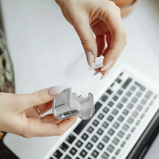 Auriculares Bluetooth TWS162 PRIXTON - Tecnología ENC y HiFi - Blanco