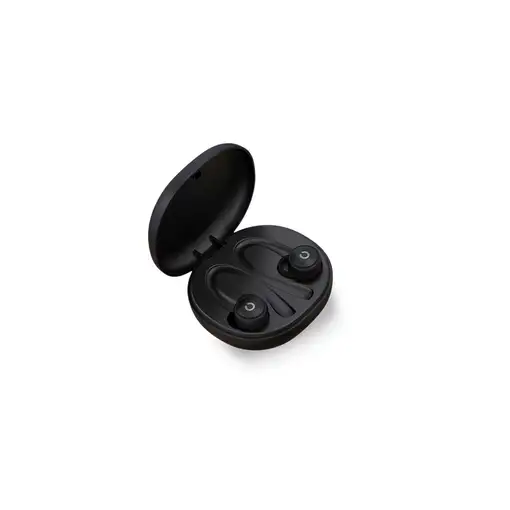 Auriculares Bluetooth TWS160S PRIXTON - Deportivos - 3 Adaptadores - Negro