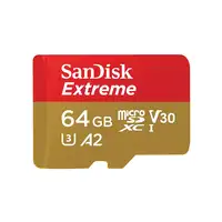 SanDisk Extreme 64 GB MicroSDXC UHS-I Clase 10