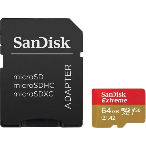 SanDisk Extreme 64 GB MicroSDXC UHS-I Clase 10