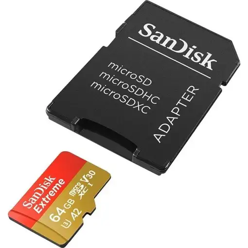 SanDisk Extreme 64 GB MicroSDXC UHS-I Clase 10