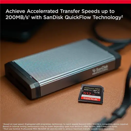 SanDisk Extreme PRO 512 GB SDXC Clase 10
