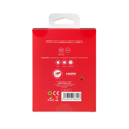 HUB USB C 3.1 - HDMI 2.0 20 cm