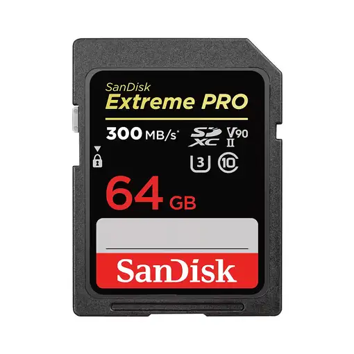 SanDisk Extreme PRO 64 GB SDXC UHS-II Clase 10