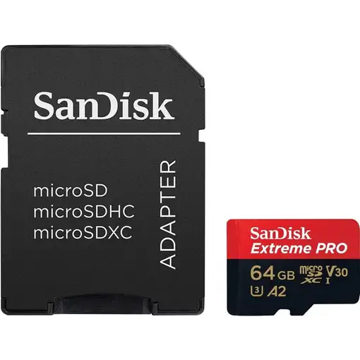 SanDisk Extreme PRO 64 GB MicroSDXC UHS-I Clase 10