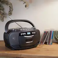 Radio cassette con Cd portátil RK200CD Thomson