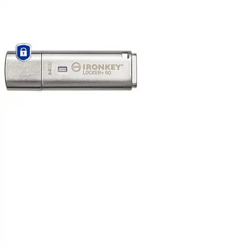 Kingston Technology IronKey 64GB IKLP50 AES USB, w/256bit Encryption