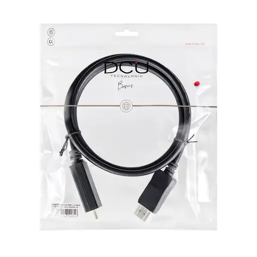 Display Port 1.4 macho a HDMI 2.0 macho 4K60Hz 1m