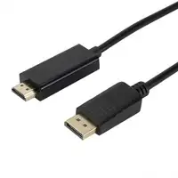 Display Port 1.4 macho a HDMI 2.0 macho 4K60Hz 1m