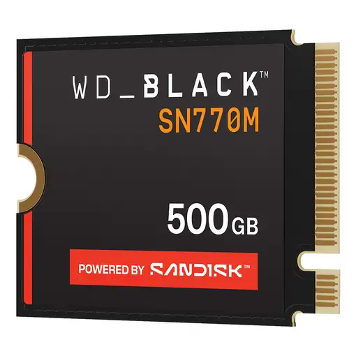 Western Digital Black WD_BLACK SN770M NVMe 500 GB M.2 PCI Express 4.0 TLC 3D NAND