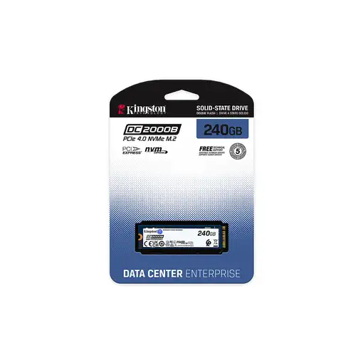 Kingston Technology 240G DC2000B PCIe 4.0 M.2 2280 Enterprise SSD
