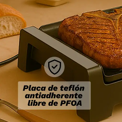 Plancha de asar eléctrica y grill 2000 W, BK-DH51 GRUNKEL
