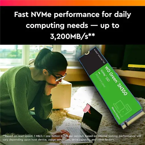 Western Digital Green WDS100T3G0C 1 TB M.2 PCI Express NVMe QLC