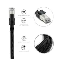Cable de Red RJ45 Cat 8 macho/macho 5m Metronic 395633
