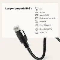 Cable RJ45 Cat 8 Macho/Macho 3m Metronic 395632